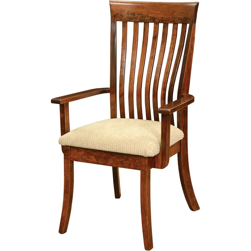 Vienna Premium Arm Chair VI193AP by Trailway Amish at Wendells Furniture